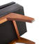 Tabouret de bout confortable avec polaire et compartiment de rangement secret