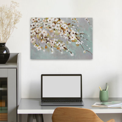 Paysage, nature, plantes, fleurs, printemps, art mural II