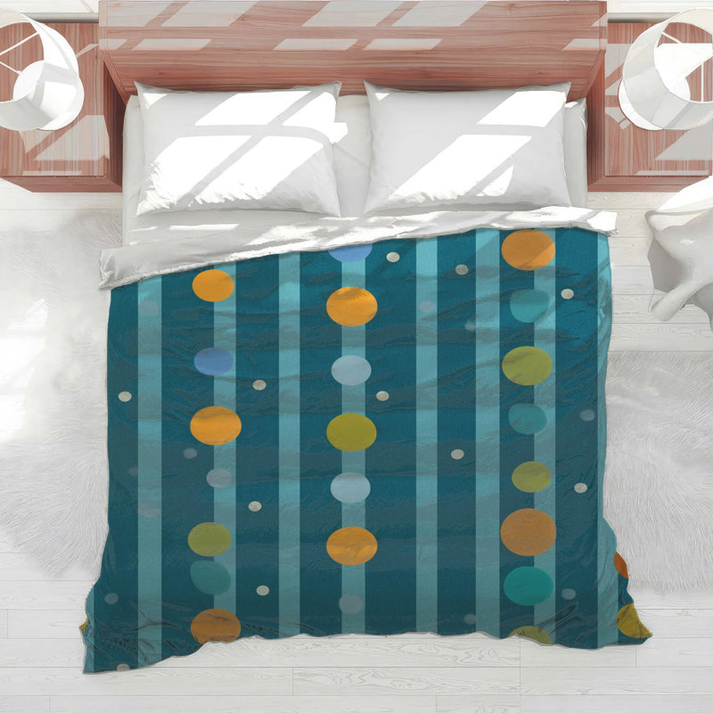 Polka Dots Bedding Pattern Comforter Modern, King