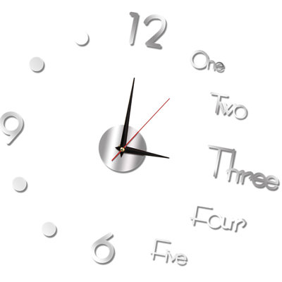 Horloge murale sans cadre pour salon