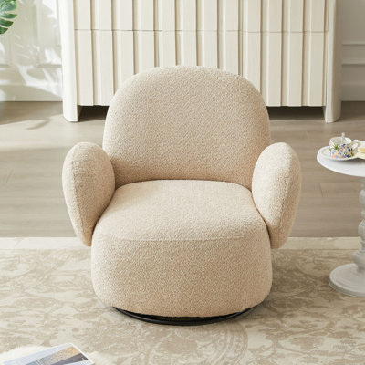 Chaise d'appoint pour le salon avec fonction pivotante