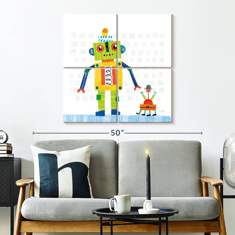 Ashelle Robot Party IV, H 32 po x l 32 po