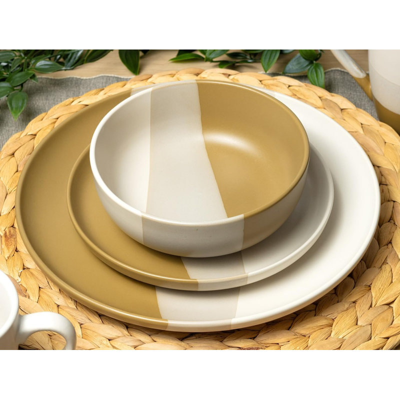 Stoneware Dinnerware - Service for 4