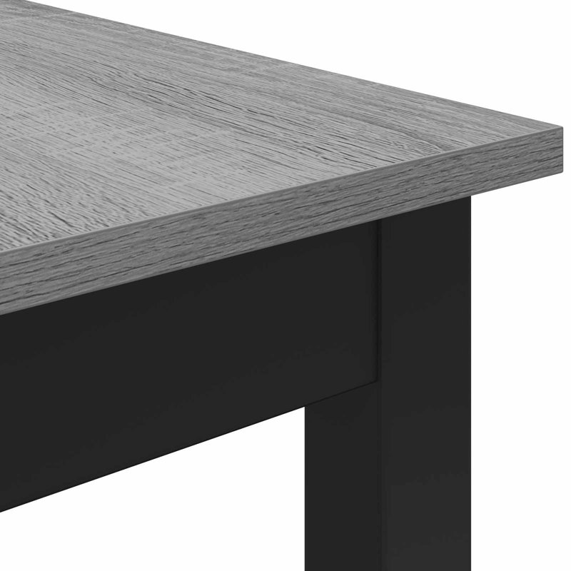 Standing Bar Table Engineered Wood, 105cmH x 60cmL x 60cmW, Grey