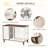 Saban   Steel Top 2 - Drawer End Table
