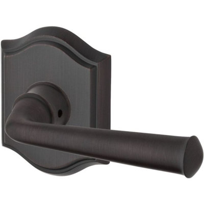 Federal Privacy Door Lever with Traditional Arch Rose