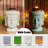 Outdoor Fountain With LED Lights, 18.75"H Zen-Style Buddha Head Tabletop/Floor Fountain, Sand Beige Textured Ceramic