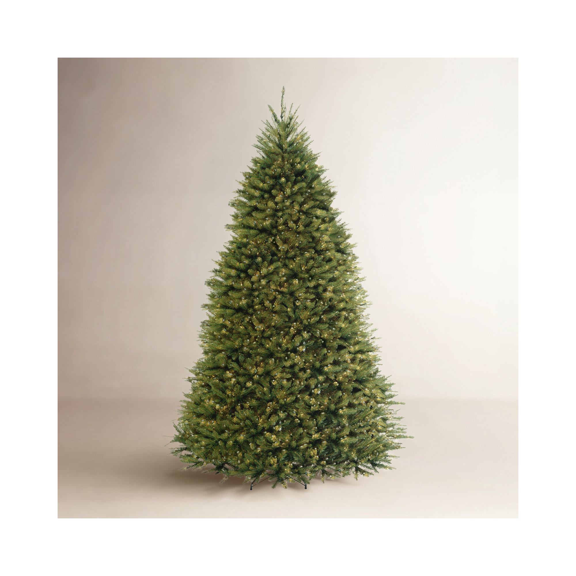 9ft. Dunhill Fir Tree with Clear Lights, Clear/White Lights, 9'