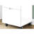 Contemporary Rolling File Cabinet With Glossy White Laminate And Versatile Storage Options Surface Treatment, Office Drawers, Modern Printer Stand Smooth Function