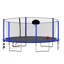 Trampoline 16 pi avec pompe à panier et échelle (enceinte de sécurité intérieure) avec but de soccer-106068740