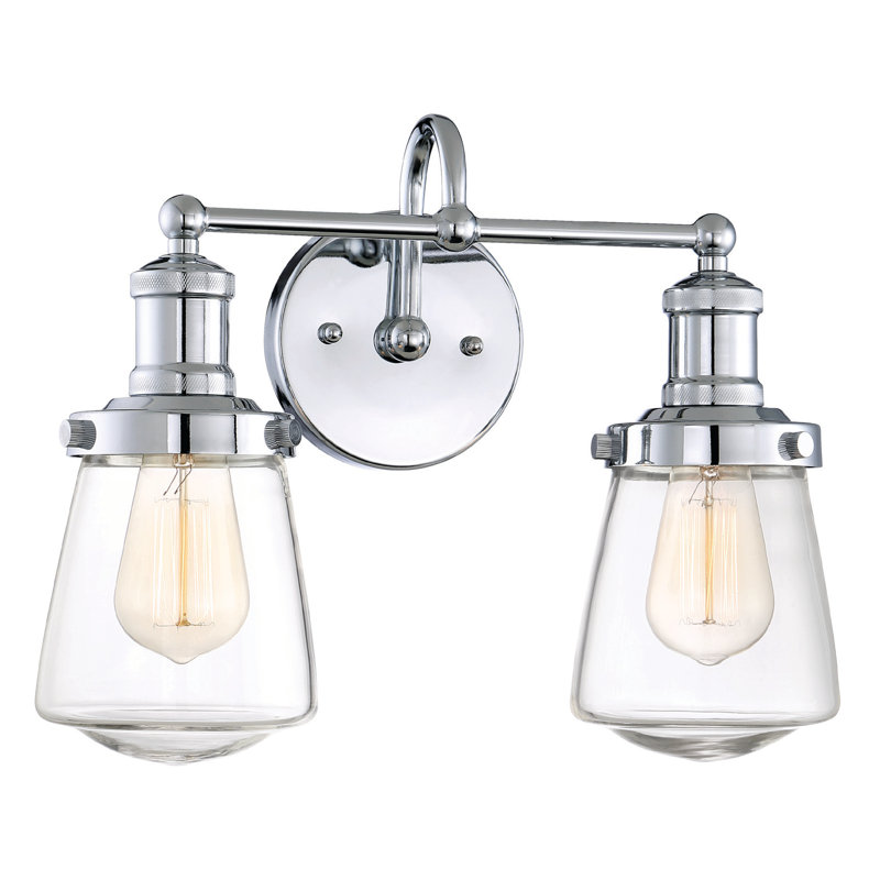Claremore 2 - Light Dimmable Vanity Light, Chrome