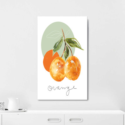 "Orange" by Carol Robinson Print on Canvas