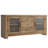 54.4" Buffet Sideboard, Accent Storage Cabinet with 2 Glass Doors & 3 Drawers, Coffee Bar Table, TV Stand for Living Room, Kitchen, Dining Room, Brown-24735637