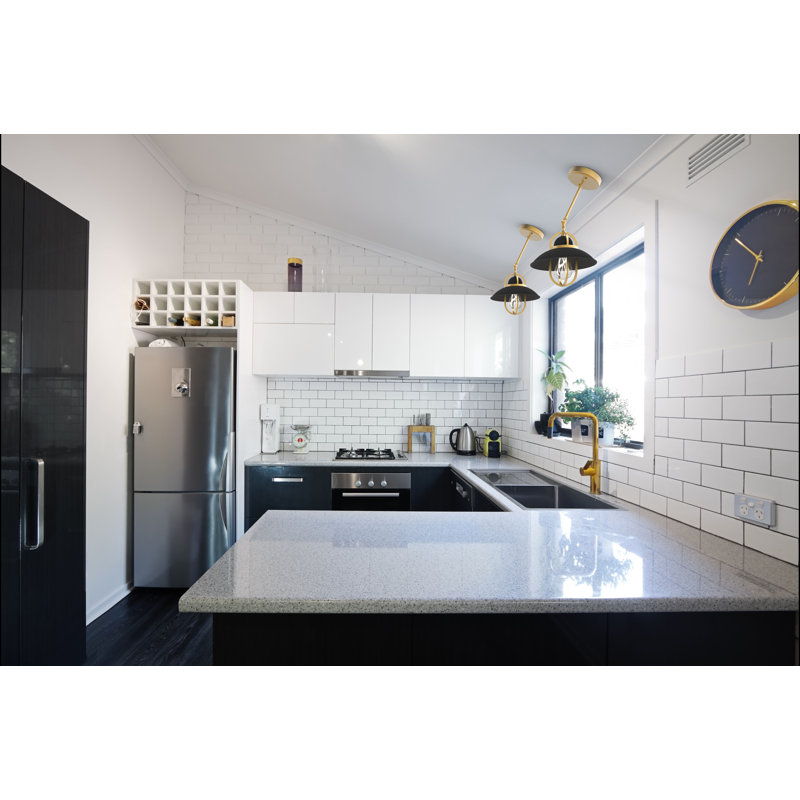 Appliquee à bras 1 lumière à intensité réglable Clearfield, Blanc mat / laiton rétro