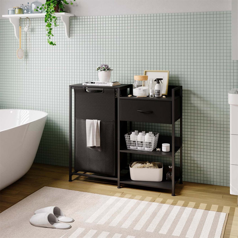 Bhargava Laundry Hamper, Black
