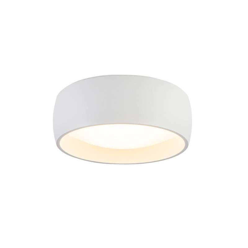 Savile 1 - Light LED Flush Mount, 1.63"H x 4.75"W x 4.75"D, White