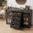 Commodes et commodes en verre avec lumière Geremy-1177942685