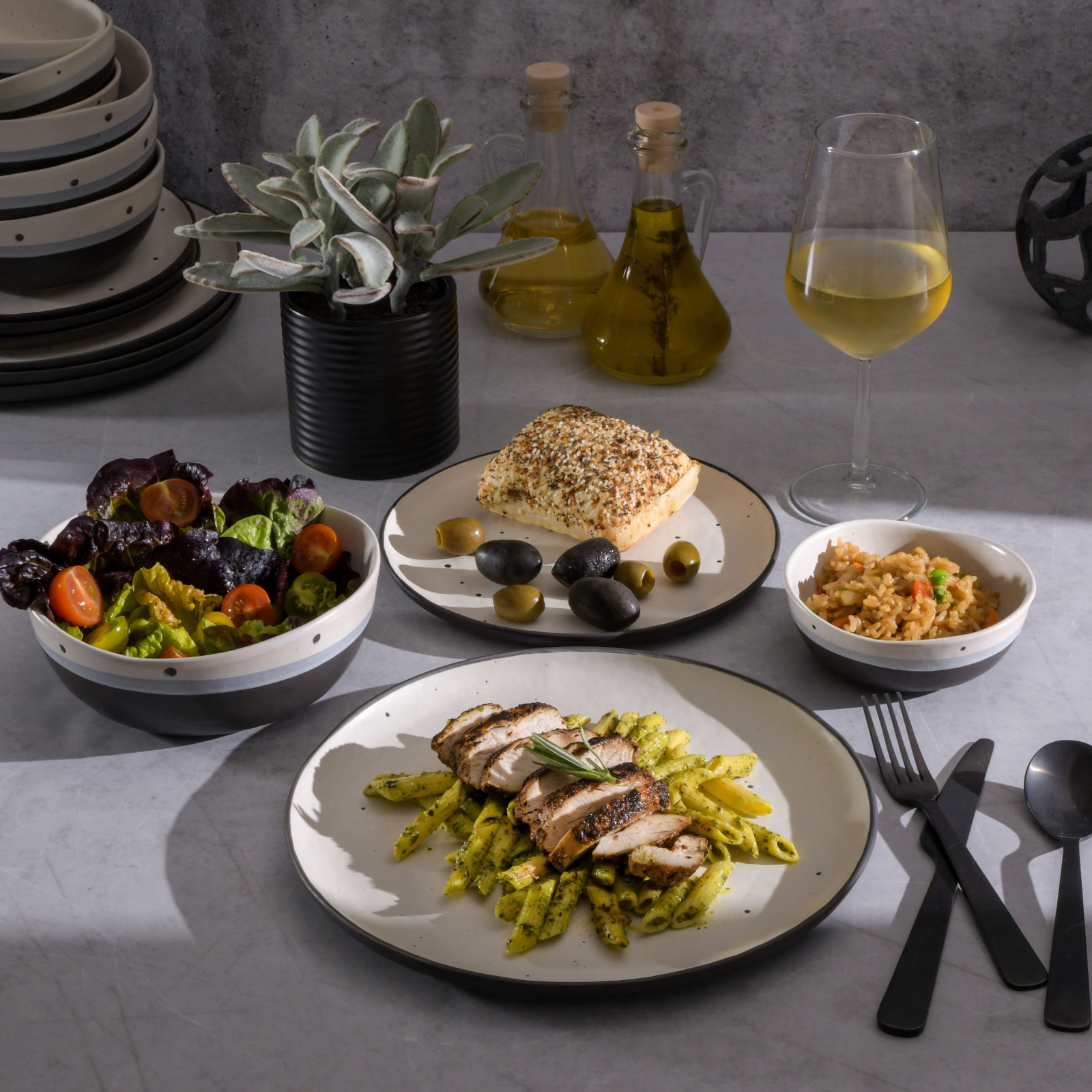 Stoneware Dinnerware Set