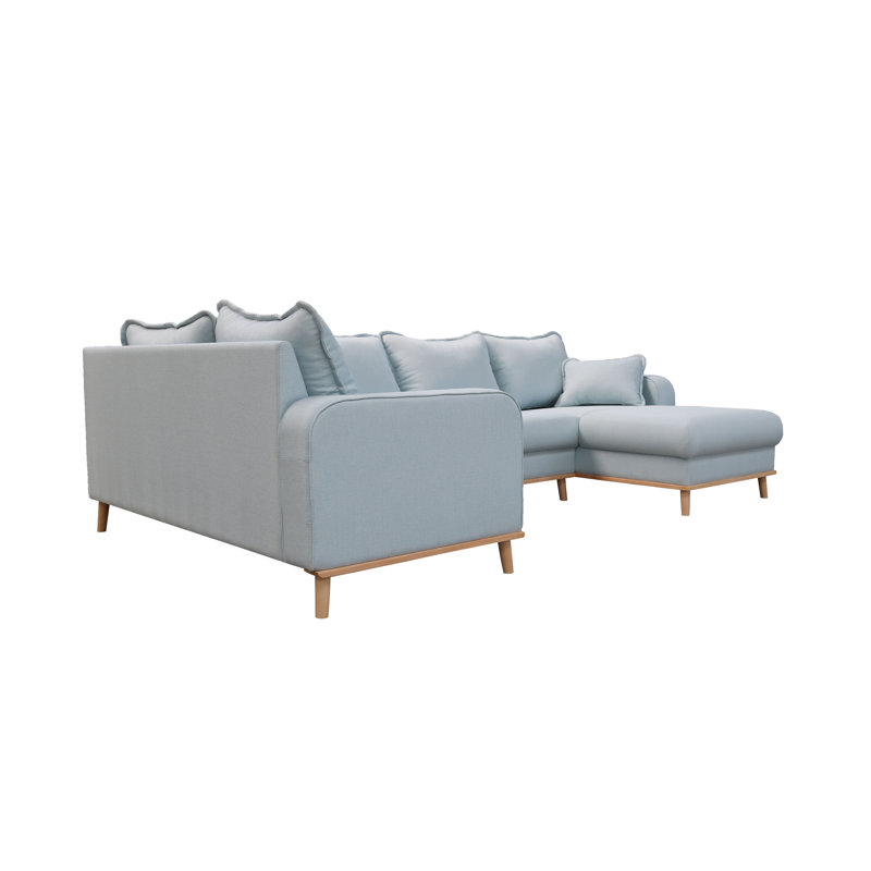Beat 5 Seater Large Sectional, Right, Light grey