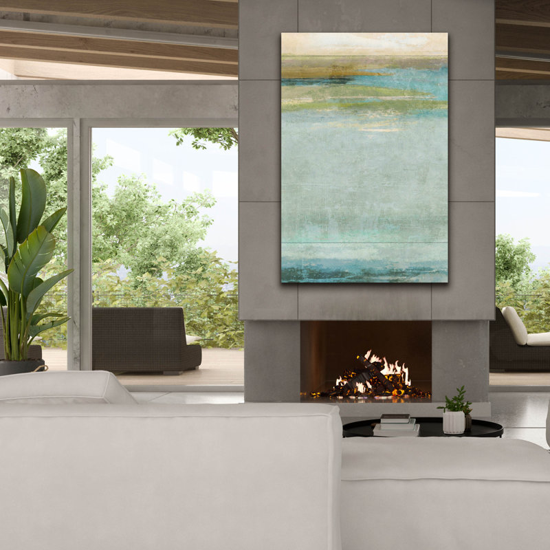 " Seafoam 2 " by Suzanne Nicoll, 60" H x 40" W x 1.5" D