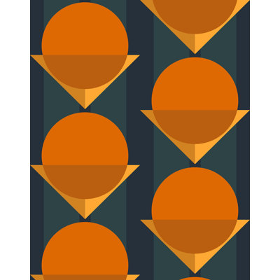 Bauhaus Geometric Wallpaper