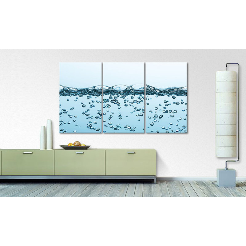 3 Piece No Frame Print on Canvas