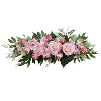 Artificial Wedding Arch Flower Silk Flower Flower Arrangement For Wedding Ceremony Bridal Shower Wall Table Decor, A2