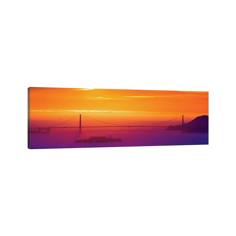 The Sun Gate by Greg Linhares - Panoramic Print on Canvas, Wrapped Canvas, 30.48 cm H x 91.44 cm W x 3.175 cm D