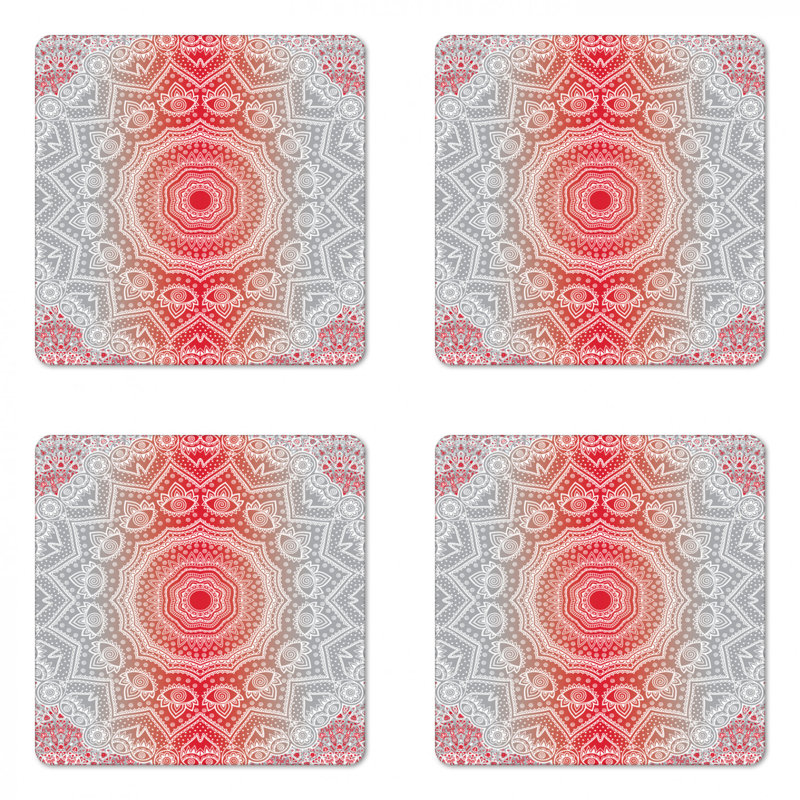 Square 4 Piece Coaster Set