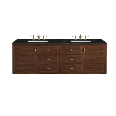 Amberly 60" Double Bathroom Vanity Set