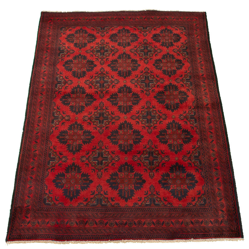 Tapis de bois one-of-kind à la main-noué la 2010 esari 4 pi 3 po x 6 pi. zone en laine 4 po Alarick