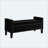 Hasaun Velvet Upholstered Storage Bench-1134219889