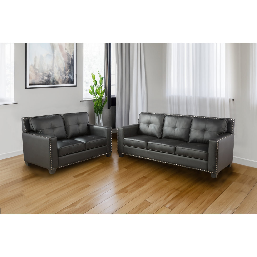 Zweer 2 - Piece Faux Leather Living Room Set Latitude Run®