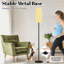 Lampe sur pied avec lumière jaune pâle dégradé et gradateur avec télécommande