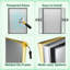 Miroir en aluminium à angle droit avec cadre en aluminium-736623187