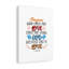 Because God Is Love 1 John 4:8 - Wrapped Canvas Print-1347120640