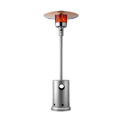 Chauffe-terrasse au propane VEVOR de 50000 BTU avec table ronde d'extérieur