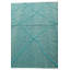 Tapis turquoise 7 x 7 po