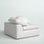 Canapé modulaire en coin avec repose-pieds Claughaun