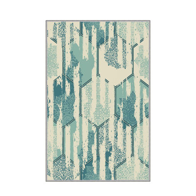 Premium Hall Carpet, 3D Digital Printed, 39.4 x 59.1 Inches | 100% Polyester, Antibacterial, Non-Slip Underside | Pile Height: 0.04 Inches, Machine Washable, Ideal for Living Room & Entryway Decor