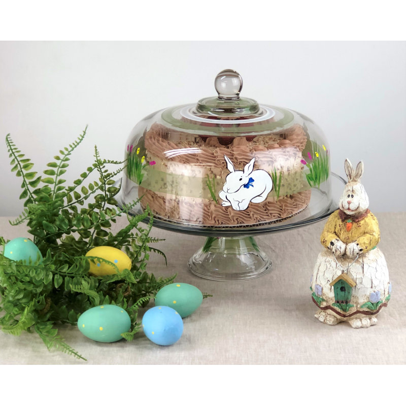 Présentoir à gâteaux lapin et tulipe Nassau