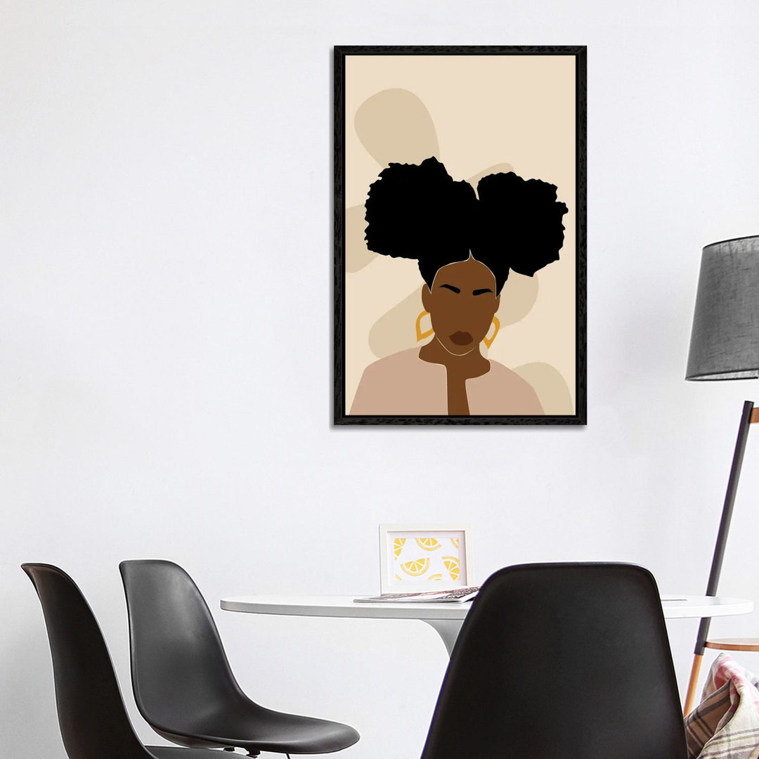 Afro Girl Abstrakte Kunst