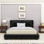 Lit plateforme tapissier avec 2 coussins-393165505-393165507
