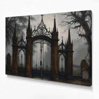Art d'Halloween sur toile, portes d'Halloween