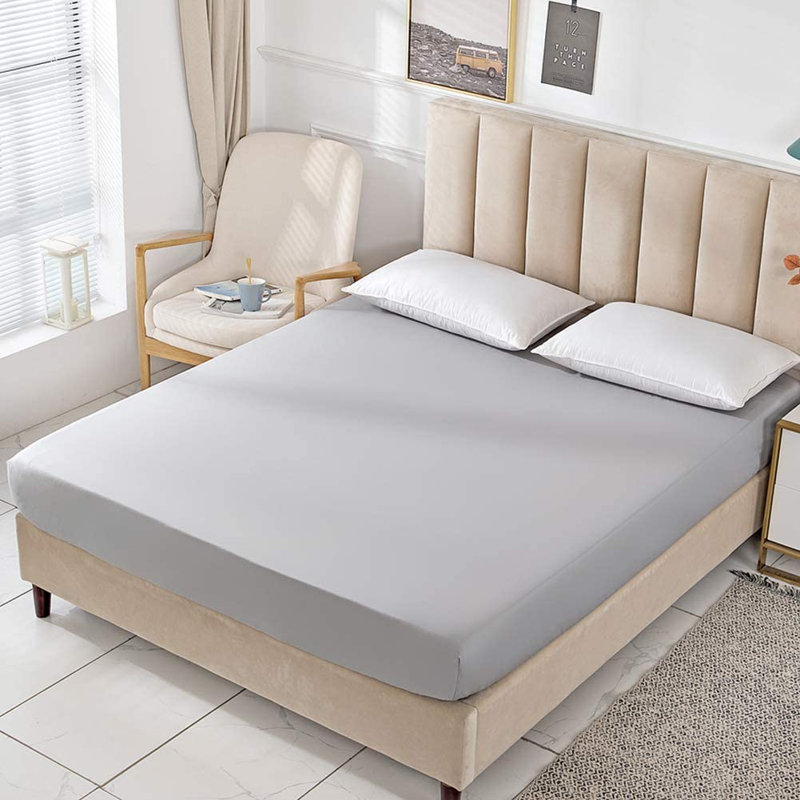 Solid Color Fitted Sheet, King Fitted Sheet