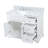 Pardue 42'' Single Bathroom Vanity with Marble Top-1327578827