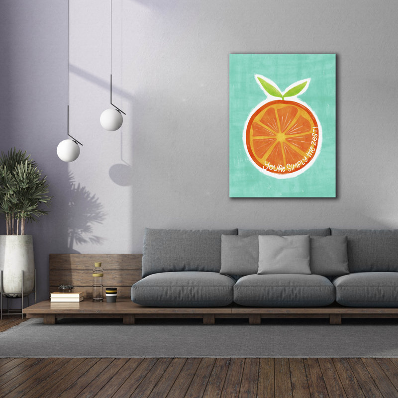 Toile épique Graffiti «Simply The Zest» par Club Daydream, 40 po x 54 po