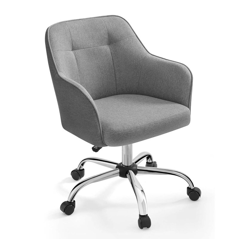 Office Chair, Silver, Grey