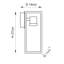 Butoves 27cm H Outdoor Wall Lantern