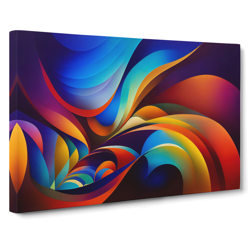 Luscious Modern Abstract Art - Wrapped Canvas, 50cm H x 76cm W x 3cm D